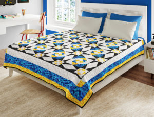 Geometric Waves Pattern Patchwork