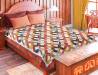 Glazed Ivory Tiles Pattern Patchwork