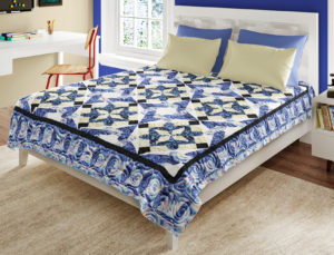 Peony Stars Pattern Patchwork