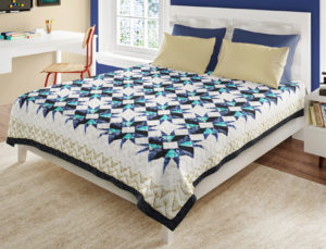 Ocean Orchids Pattern Patchwork