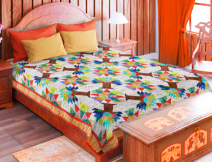 Morning Fruit Trees Pattern Patchwork