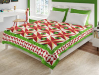 Glowing Mistletoe Pattern Patchwork