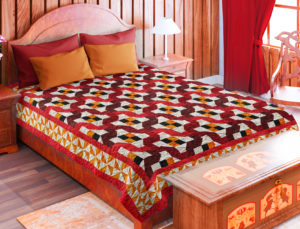 Cross Fold Nine Patch Pattern Patchwork