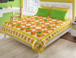 Squash Flower Pattern Patchwork