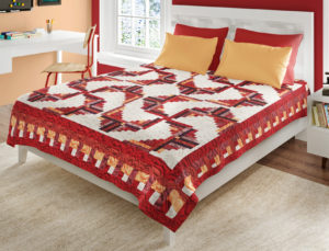 Shuriken Log Cabin Pattern Patchwork