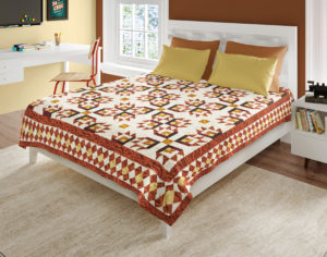 Inverted Bear Paw Pattern Patchwork