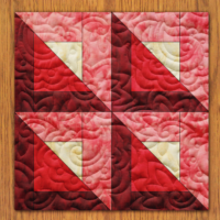 Capiz Window Quilt Block Pattern | 6", 8", 10", 12", and 14" Size Versions Included # 474-B-1