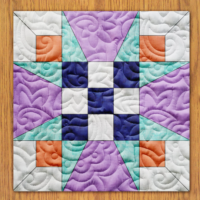9 Patch Variation Quilt Block Pattern | 6", 8", 10", 12", and 14" Size Versions Included # 299-B-1