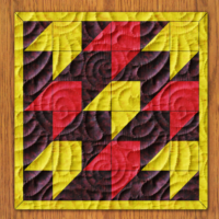 Flight Flocks Quilt Block PDF Pattern With Video Tutorial | 6", 8", 10", 12", and 14" Size Versions Included # 466-B-1