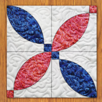 Alabama Beauty Quilt Block Pattern | 6", 8", 10", 12", and 14"  Size Versions Included # 218-B-1