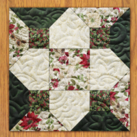 Marquise Crosses Quilt Block Pattern | 6", 8", 10", 12", and 14"  Size Versions Included # 358-B-1