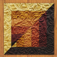 Wooden Puzzle Quilt Block Pattern | 6", 8", 10", 12", and 14" Size Versions Included # 446-B-1