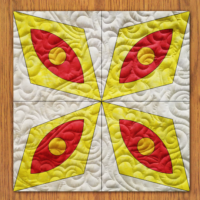 Butterfly Wings Quilt Block Pattern | 6", 8", 10", 12", and 14" Size Versions Included # 326-B-1
