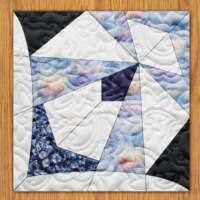 Pencil Tips Quilt Block Pattern | 16", 18", 20", 22", and 24"  Size Versions Included # 339-B-2