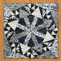 Winter Crystals Quilt Block Pattern | 16", 18", 20", 22", and 24"  Size Versions Included # 316-B-2