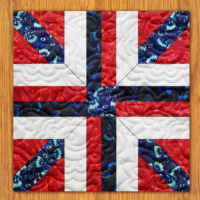 Mosaic Stars Quilt Block Pattern | 16", 18", 20", 22", and 24" Size Versions Included # 285-B-2