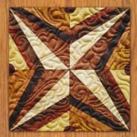 Stunning Glass Quilt Block Pattern | 16", 18", 20", 22", and 24" Size Versions Included # 439-B-2