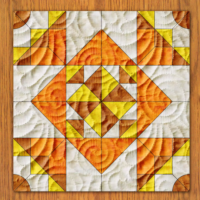 Cubic Lime Quilt Block Pattern | 16", 18", 20", 22", and 24" Size Versions Included # 374-B-2