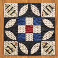 Honey Bee Quilt Block Pattern | 16", 18", 20", 22", and 24" Size Versions Included # 333-B-2