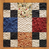 Honey Bee Quilt Block Pattern | 6", 8", 10", 12", and 14" Size Versions Included # 333-B-3