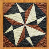 Winter Crystals Quilt Block Pattern | 6", 8", 10", 12", and 14"  Size Versions Included # 316-B-3