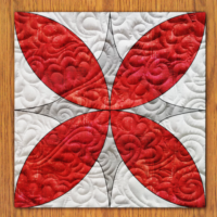 Alabama Beauty Quilt Block Pattern | 16", 18", 20", 22", and 24"  Size Versions Included # 218-B-4