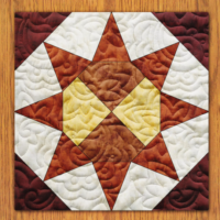 Sun Waves Quilt Block Pattern | 16", 18", 20", 22", and 24"  Size Versions Included # 331-B-4