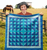 Capiz Window Wall Quilt | 40x40 Inches # W-474