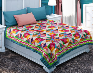 Spring Crocus Pattern Patchwork