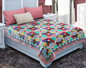 Gramophone Disc Pattern Patchwork