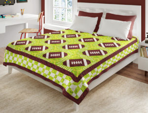 American Football Pattern Patchwork