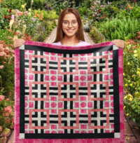 Window Tiles Wall Quilt | 40x40 Inches # W-390