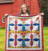 Alabama Beauty Wall Quilt | 40x40 Inches # W - 218
