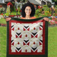 Pencil Tips Wall Quilt | 40x40 Inches # W - 339