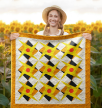 Spotlight Star Wall Quilt | 40x40 Inches # W-440