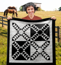 Flying Geese Wall Quilt | 40x40 Inches # W - 277
