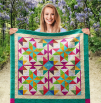 Snowflakes Wall Quilt | 40x40 Inches # W - 297