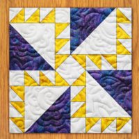 Venus Trap Quilt Block Pattern | 6", 8", 10", 12", and 14" Size Versions Included # 309-B-1