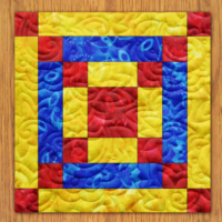 Alabama Mosaic Quilt Block Pattern | 6", 8", 10", 12", and 14" Size Versions Included # 302-B-1