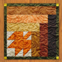 Messy Maple Quilt Block Pattern | 6", 8", 10", 12", and 14" Size Versions Included # 376-B-1