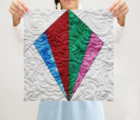 Flying Kite Quilt Block Pattern | 6", 8", 10", 12", and 14" Size Versions Included # 318-B-1