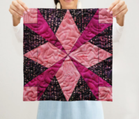 Honeysuckle Quilt Block Pattern | 6", 8", 10", 12", and 14" Size Versions Included # 317-B-1