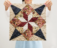 Ohio Star Box Variation Quilt Block Pattern | 16", 18", 20", 22", and 24" Size Versions Included # 306-B-2