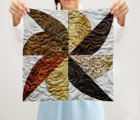 Abstract Illusions Quilt Block Pattern | 16", 18", 20", 22", and 24" Size Versions Included # 301-B-2