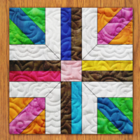 Flying Kite Quilt Block Pattern | 6", 8", 10", 12", and 14" Size Versions Included # 318-B-3