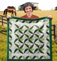 Abstract Illusions Wall Quilt | 40x40 Inches # W - 301