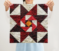 Dazy Star Quilt Block Pattern | 16", 18", 20", 22", and 24" Size Versions Included # 274-B-2