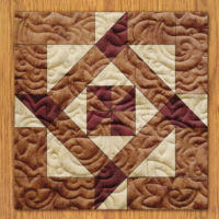 Geometric Stars Quilt Block Pattern | 16", 18", 20", 22", and 24" Size Versions Included # 230-B-2