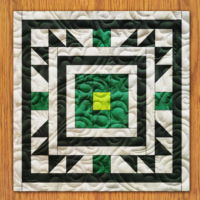 Star from the Barn Quilt Block Pattern | 16", 18", 20", 22", and 24" Size Versions Included # 408-B-2