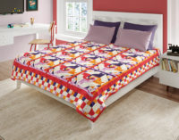 Spiral Cats Pattern Patchwork